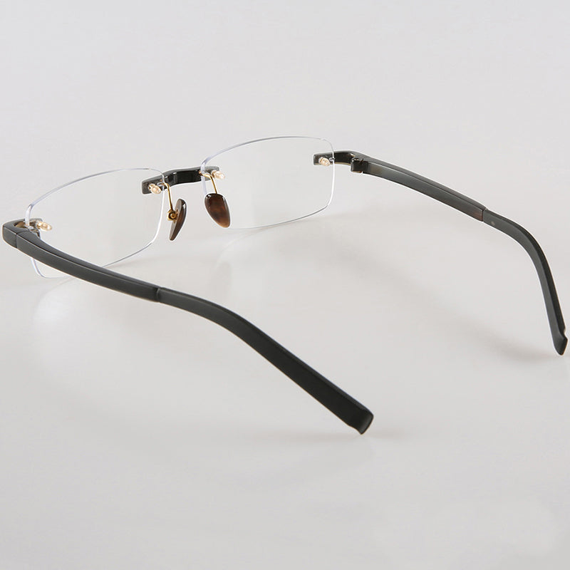 Buffalo Horn Rectangle Glasses NJ1065