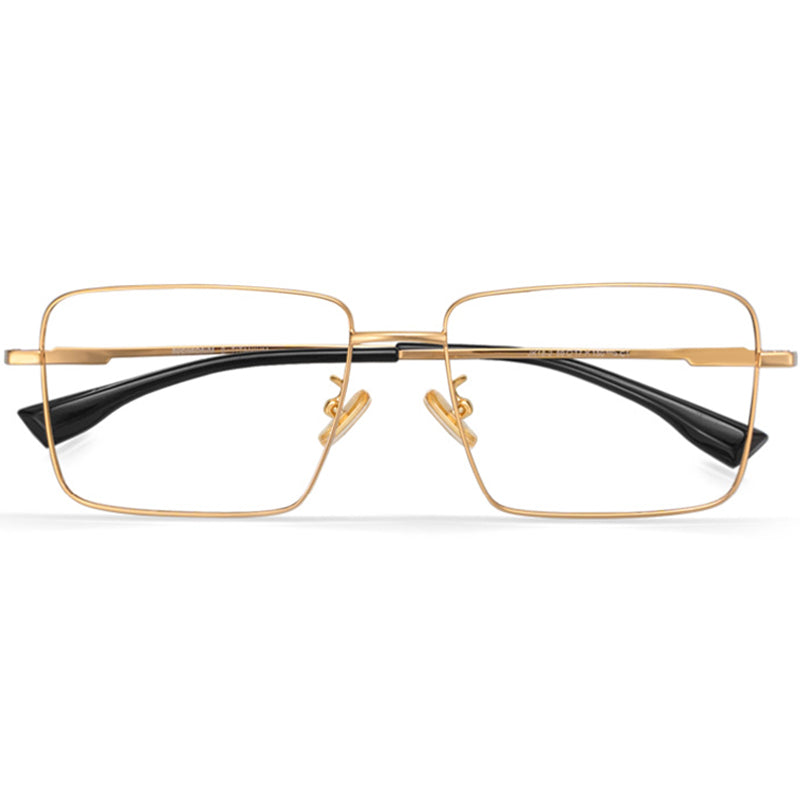 Rectangle Glasses EF1003 - Wide Frames for Men with Larger Heads