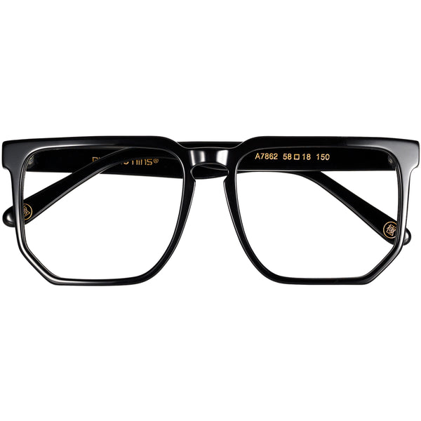 Square Glasses A1046 - Wide Frames for Men with Larger Heads