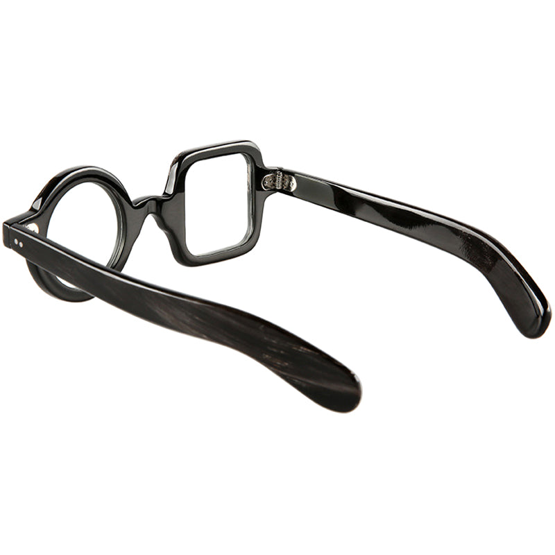 Buffalo Horn Geometric Glasses NJ1147