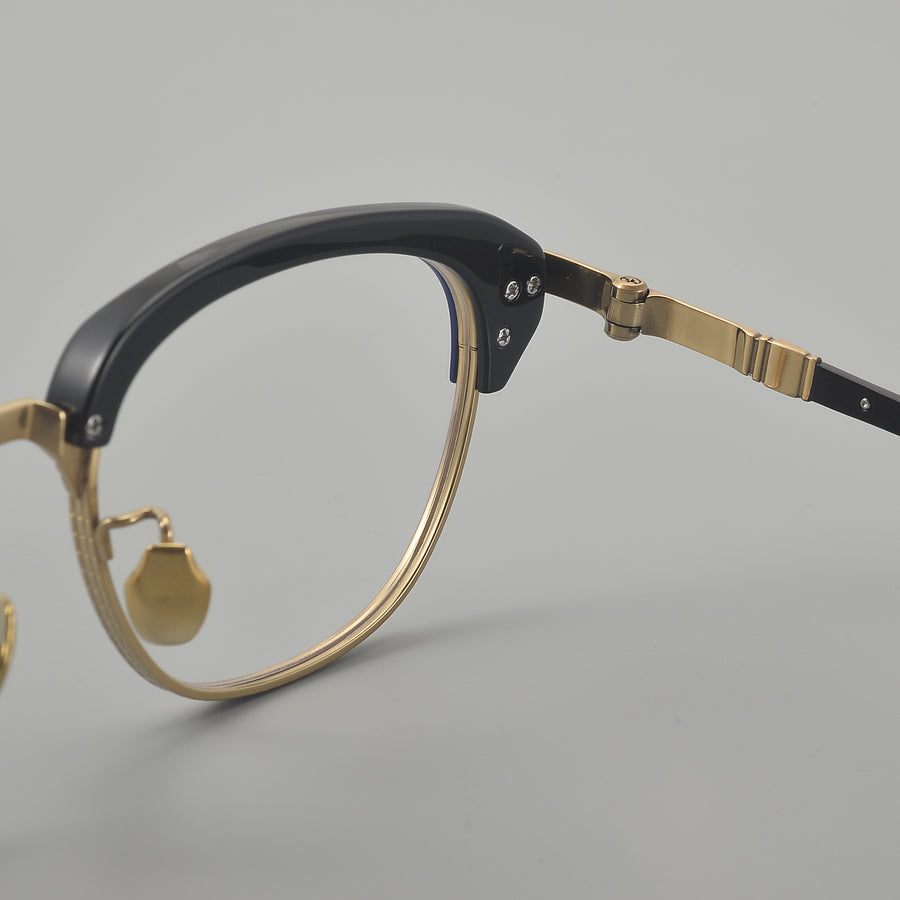 Browline Glasses EF1132 - Wide Frames for Men with Larger Heads