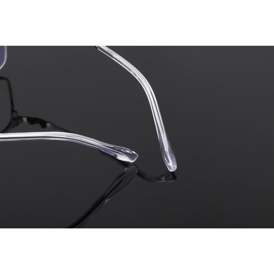 Rectangle Glasses EF1060 - Wide Frames For Men With Larger Heads