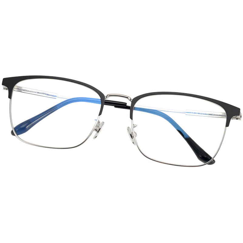 Square Glasses EF1030 - Wide Frames for Men with Larger Heads