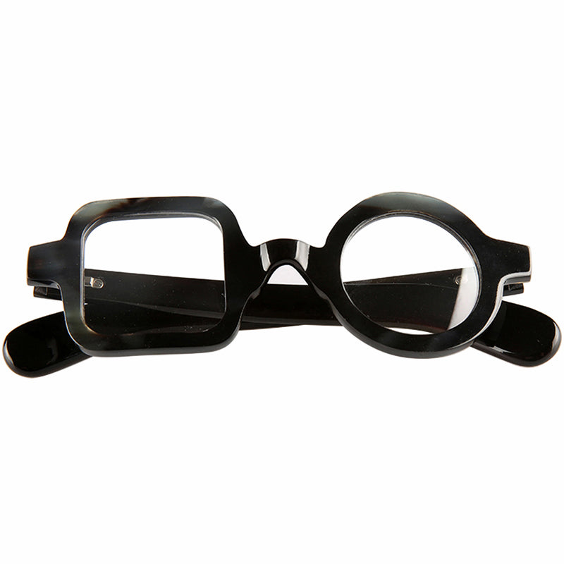 Buffalo Horn Geometric Glasses NJ1217