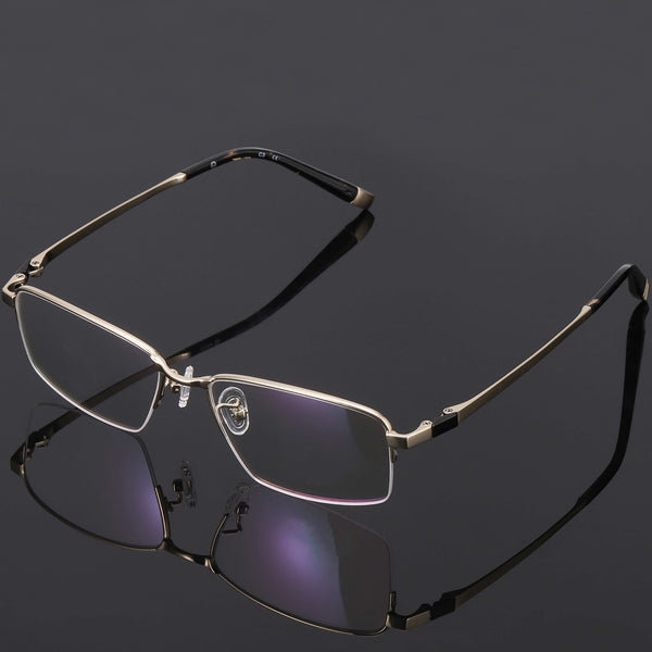 Rectangle Glasses EF1064 - Wide Frames For Men With Larger Heads