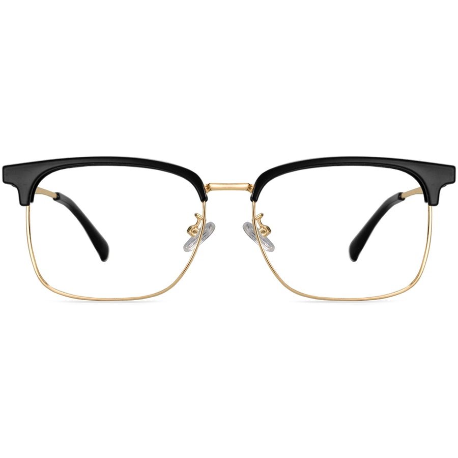 Browline Glasses EF1093 - Wide Frames for Men with Larger Heads