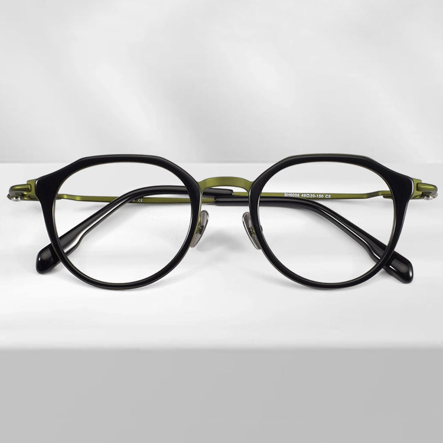 Round Glasses EF1099 - Wide Frames for Men with Larger Heads