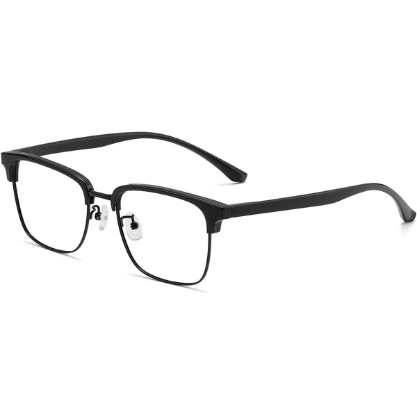 Browline Glasses EF1041 - Wide Frames for Men with Larger Heads