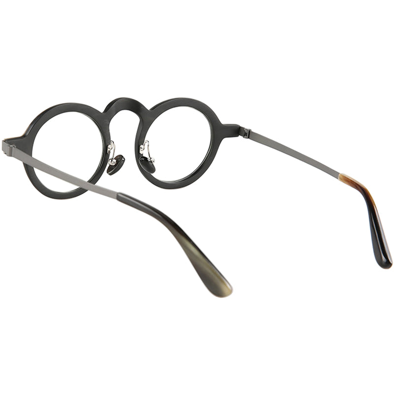 Buffalo Horn Round Glasses NJ1238