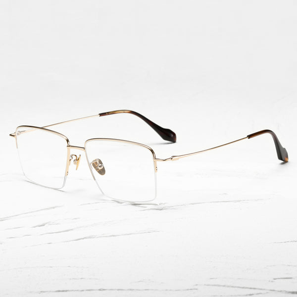 Square Glasses EF1137 - Wide Frames for Men with Larger Heads