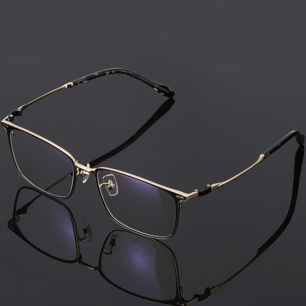 Rectangle Glasses EF1061 - Wide Frames For Men With Larger Heads