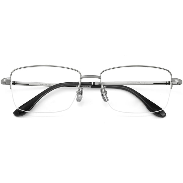 Rectangle Glasses EF1069 - Wide Frames For Men With Larger Heads
