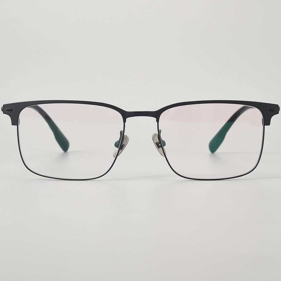 Square Glasses EF1121 - Wide Frames for Men with Larger Heads