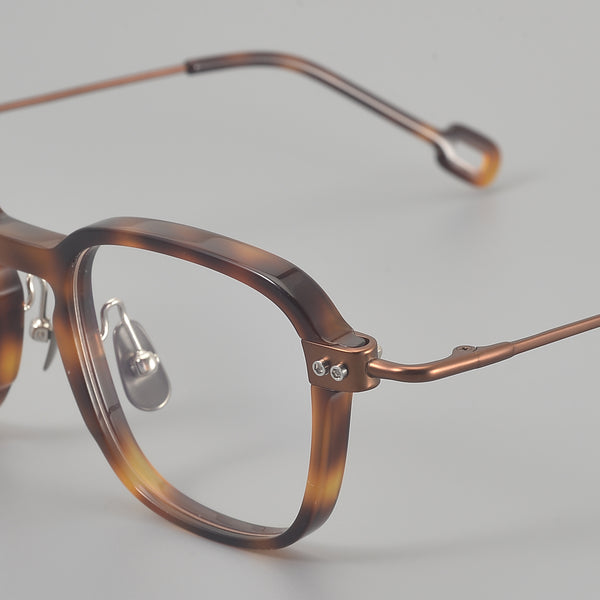 Square Glasses EF1125 - Wide Frames for Men with Larger Heads