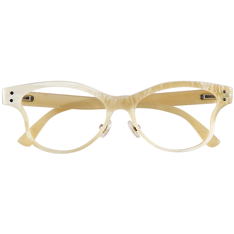 Buffalo Horn Cat-Eye Glasses NJ1154