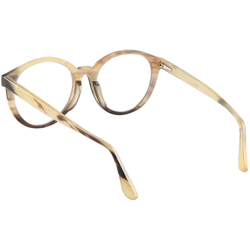 Buffalo Horn Round Glasses NJ1059