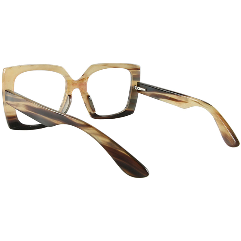 Buffalo Horn Square Glasses NJ1107