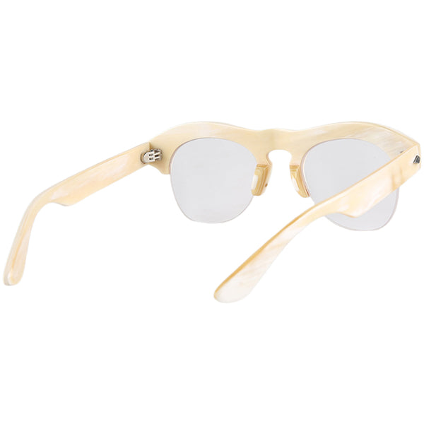 Buffalo Horn Browline Glasses NJ1258