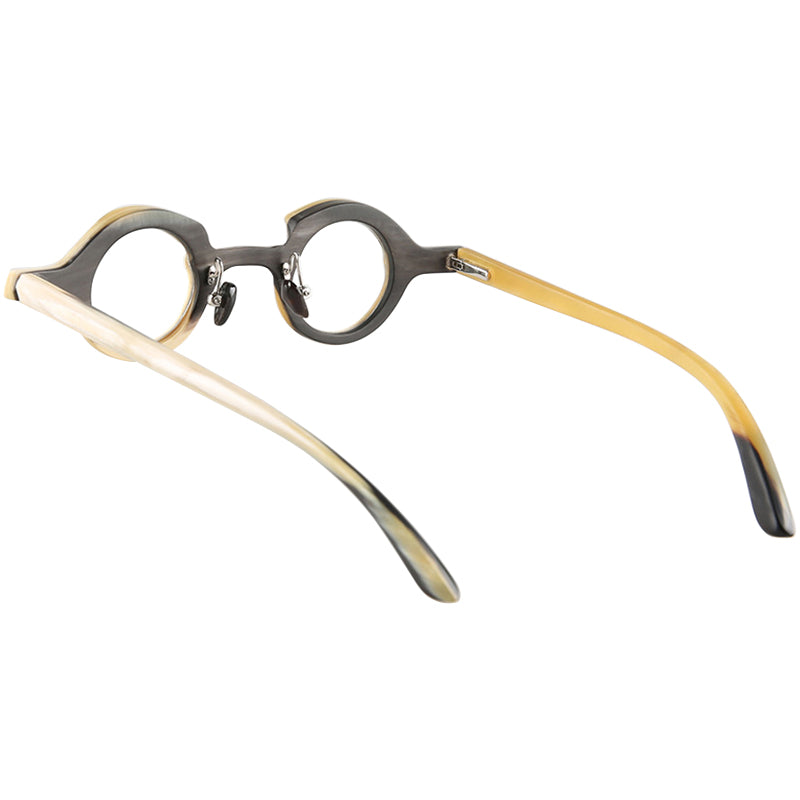 Buffalo Horn Round Glasses NJ1069