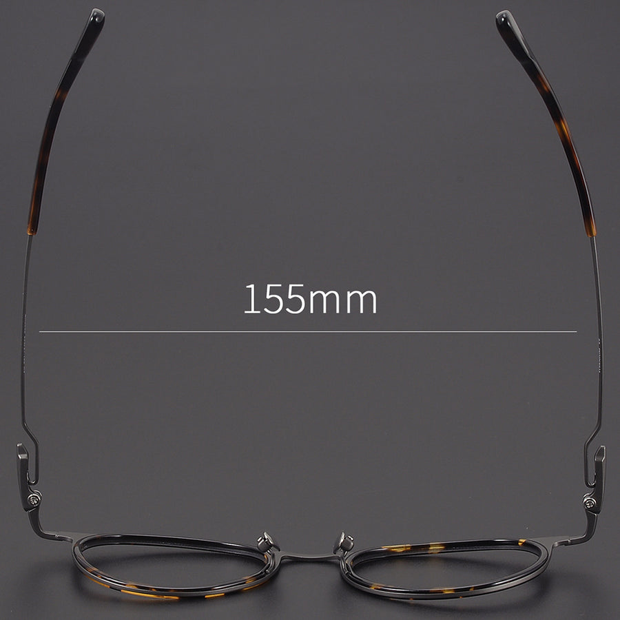 Round Glasses EF1100 - Wide Frames for Men with Larger Heads