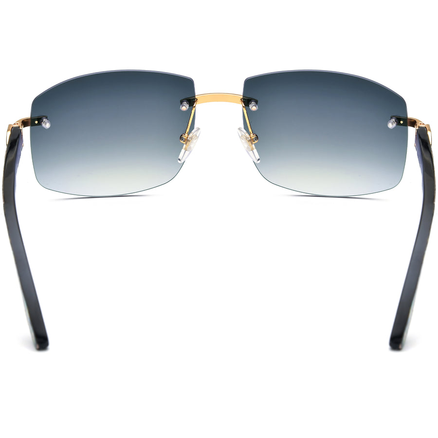 Buffalo Horn Square Sunglasses BRS1009