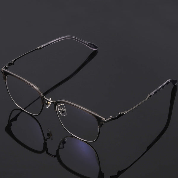 Browline Glasses EF1067 - Wide Frames For Men With Larger Heads