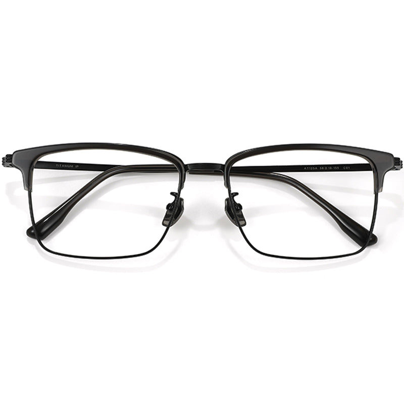 Browline Glasses EF1051 - Wide Frames for Men with Larger Heads
