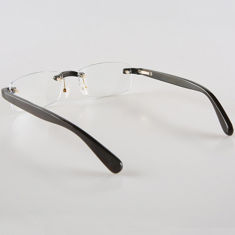 Buffalo Horn Rectangle Glasses NJ1064