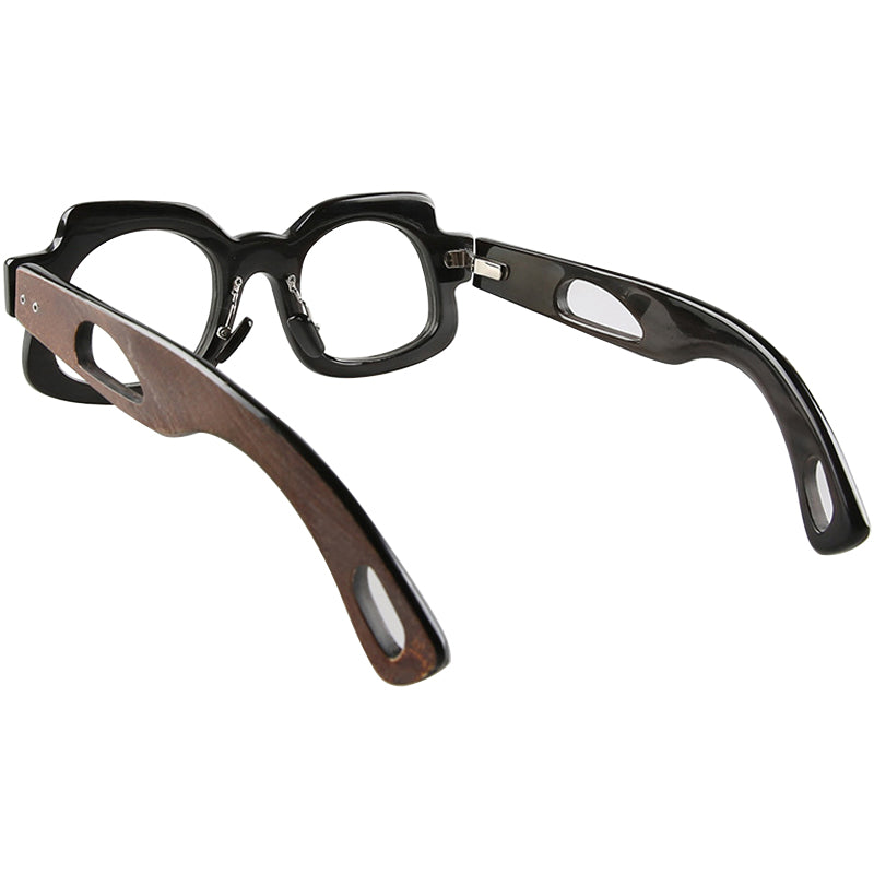Buffalo Horn Geometric Glasses NJ1048