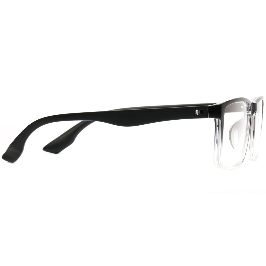 Rectangle Glasses EF1070 - Wide Frames For Men With Larger Heads