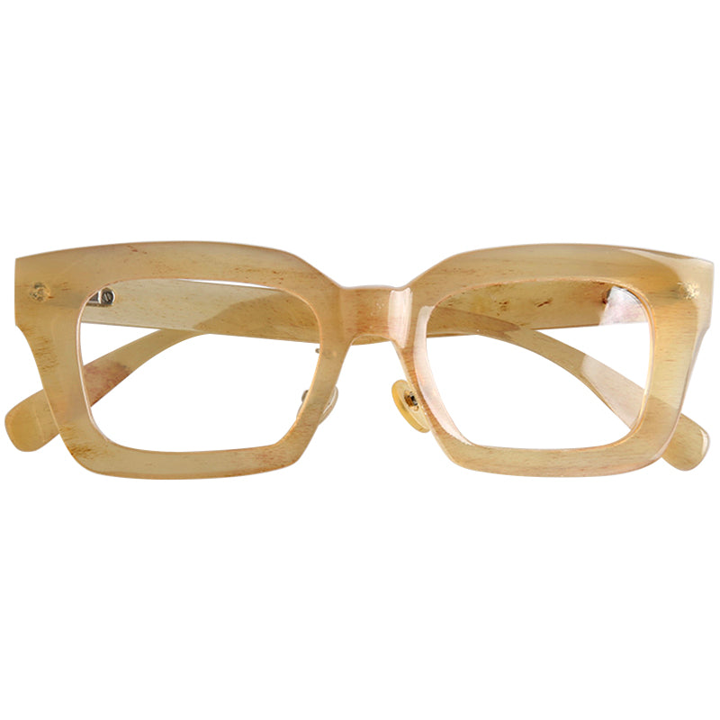 Buffalo Horn Square Glasses NJ1177
