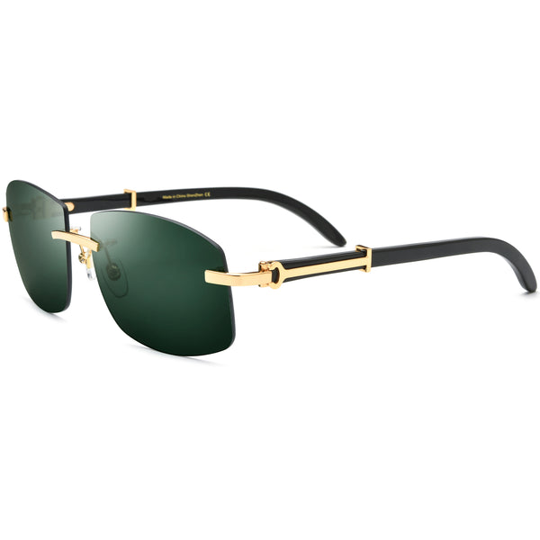 Buffalo Horn Square Sunglasses BRS1007