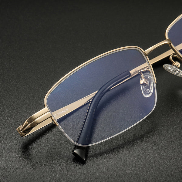 Rectangle Glasses EF1080 - Wide Frames For Men With Larger Heads