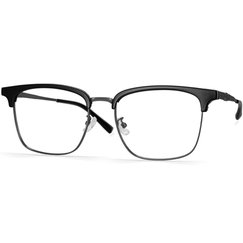 Browline Glasses EF1012 - Wide Frames for Men with Larger Heads