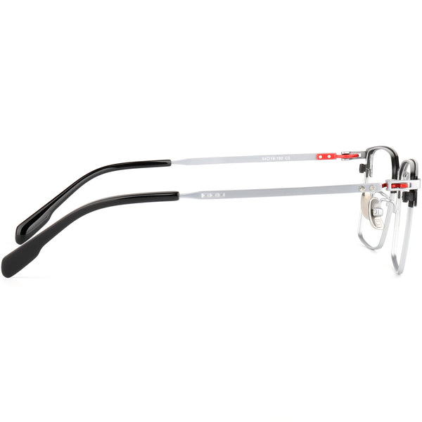 Square Glasses EF1181 - Wide Frames For Men With Larger Heads
