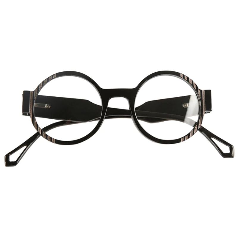 Buffalo Horn Round Glasses NJ1023