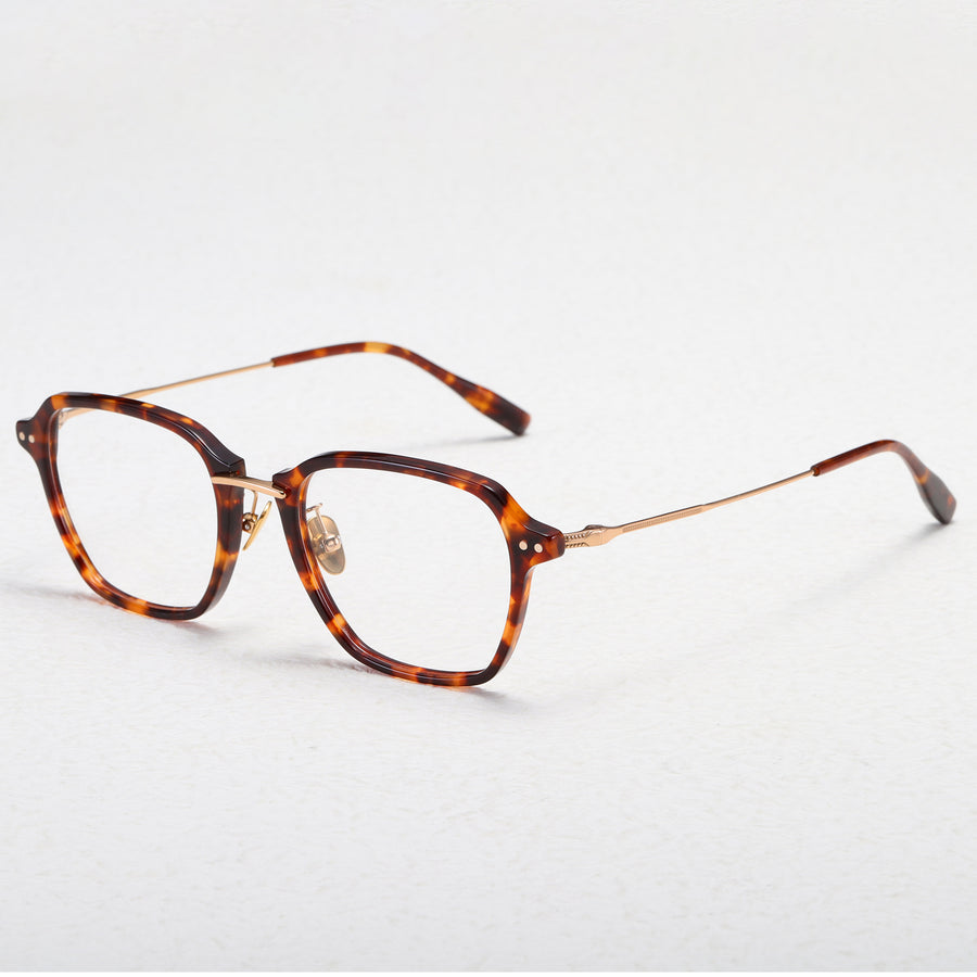 Square Glasses EF1139 - Wide Frames for Men with Larger Heads