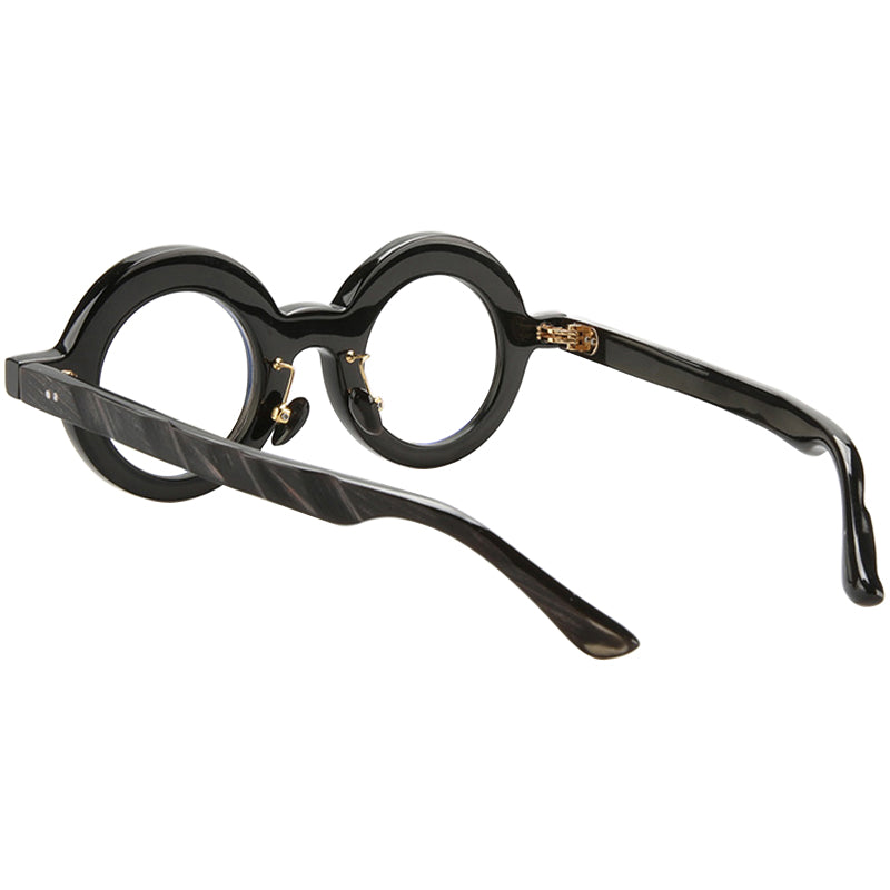 Buffalo Horn Round Glasses NJ1070