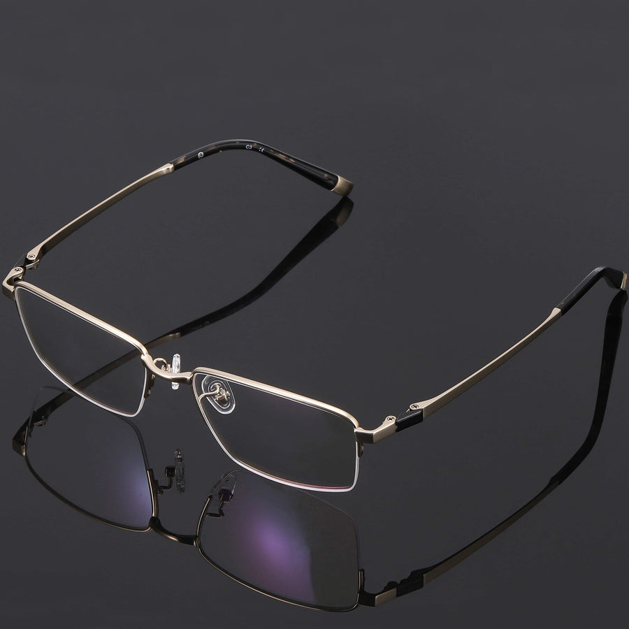 Rectangle Glasses EF1063 - Wide Frames For Men With Larger Heads