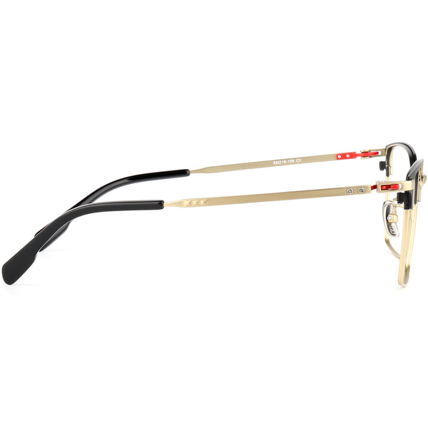 Square Glasses EF1180 - Wide Frames For Men With Larger Heads