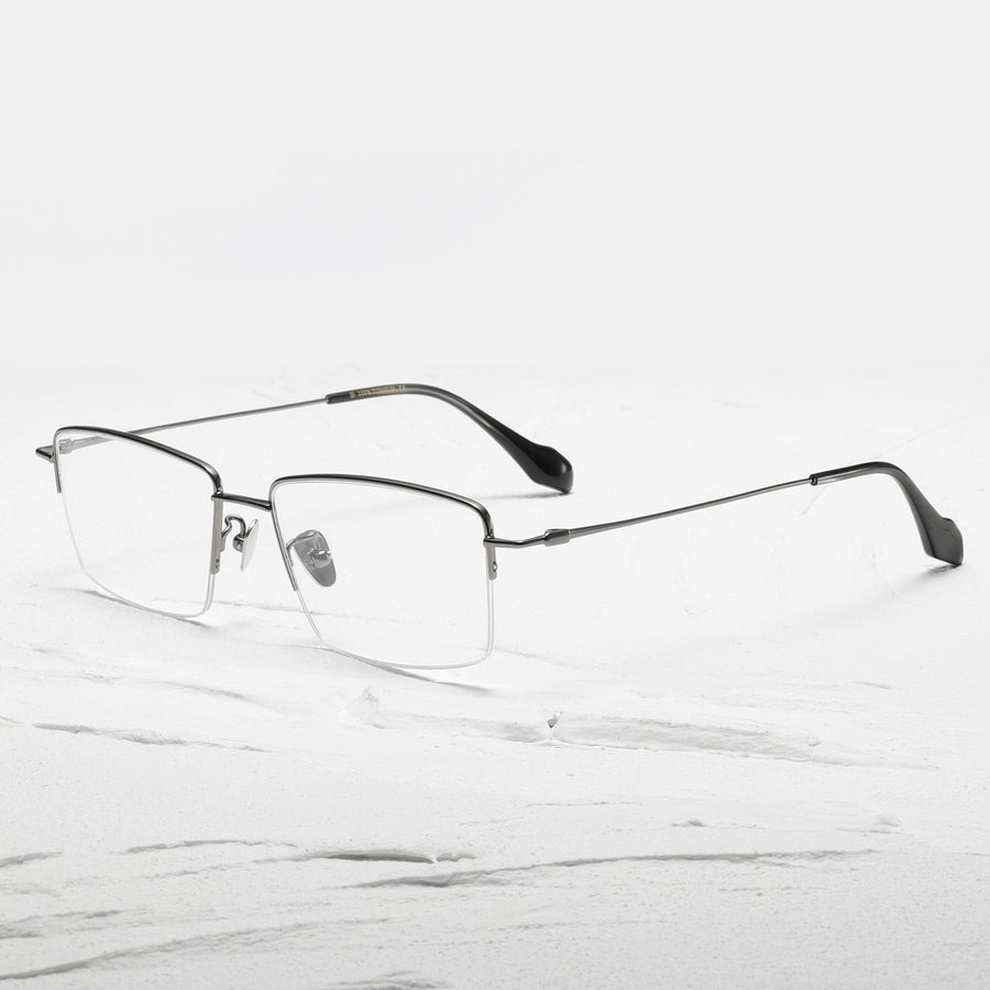 Rectangle Glasses EF1138 - Wide Frames for Men with Larger Heads