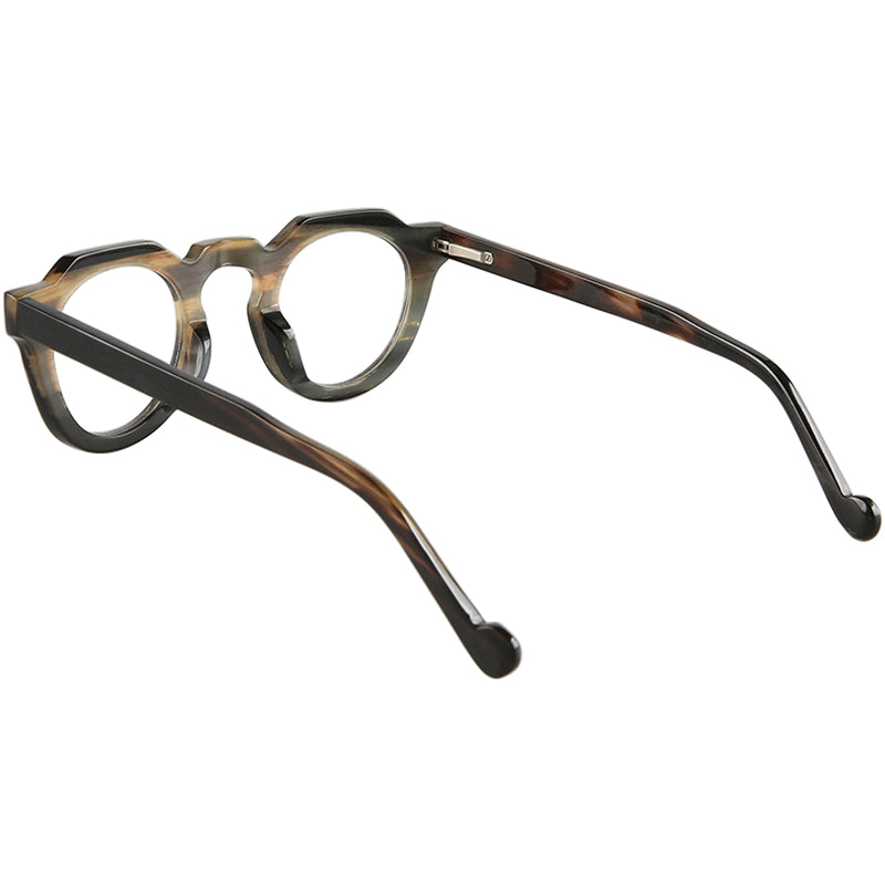 Buffalo Horn Round Glasses NJ1208