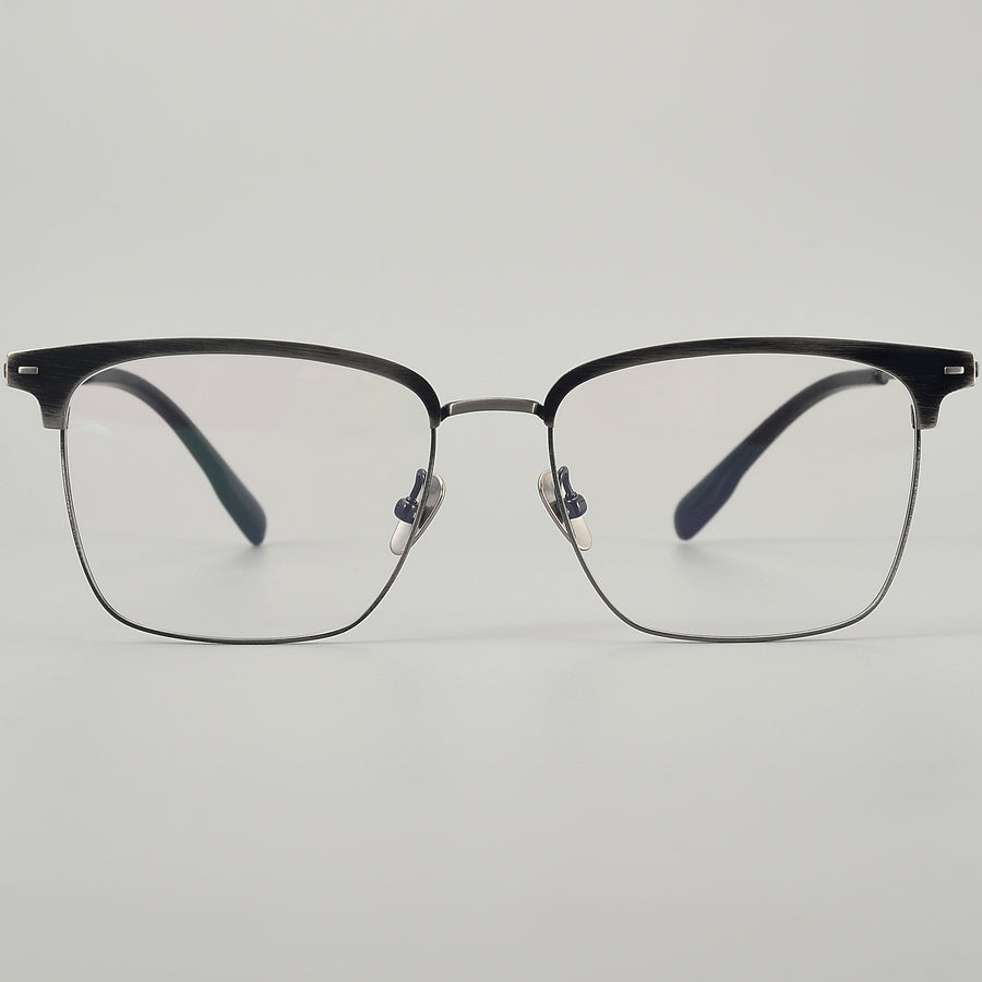 Browline Glasses EF1122 - Wide Frames for Men with Larger Heads