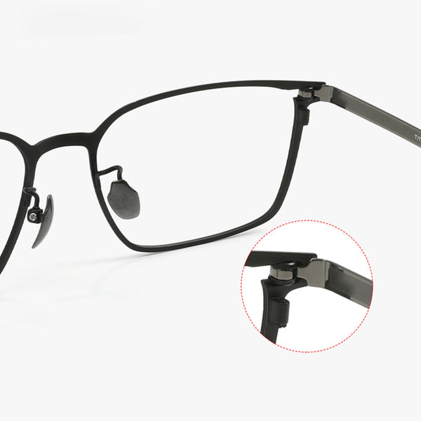 Rectangle Glasses EF1052 - Wide Frames For Men With Larger Heads