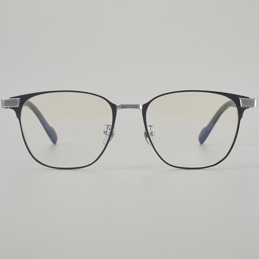 Square Glasses EF1124 - Wide Frames for Men with Larger Heads