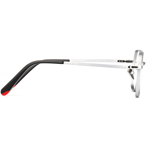 Geometric Glasses EF1164 - Wide Frames For Men With Larger Heads