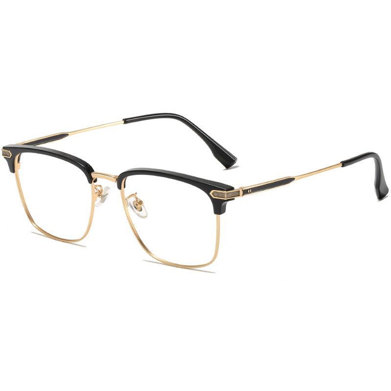 Browline Glasses EF1002 - Wide Frames for Men with Larger Heads
