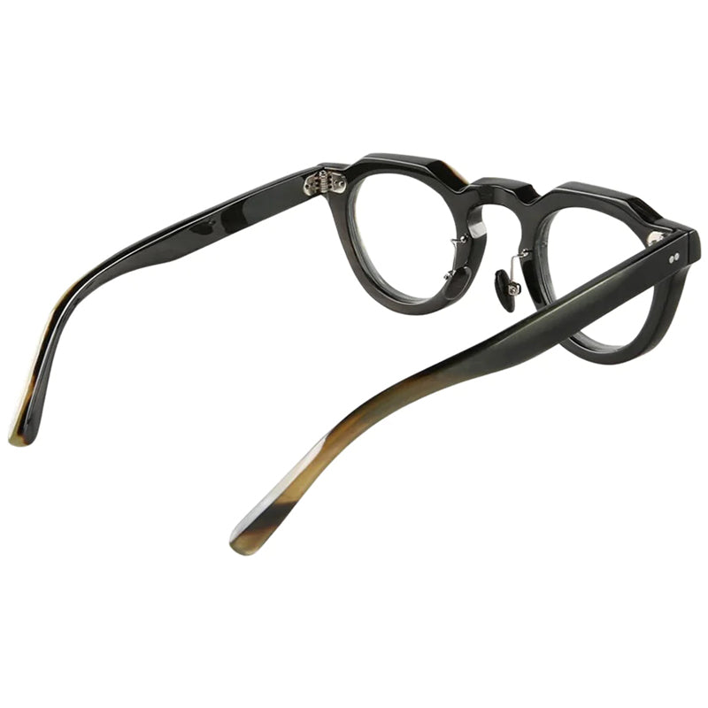 Buffalo Horn Round Glasses NJ1026