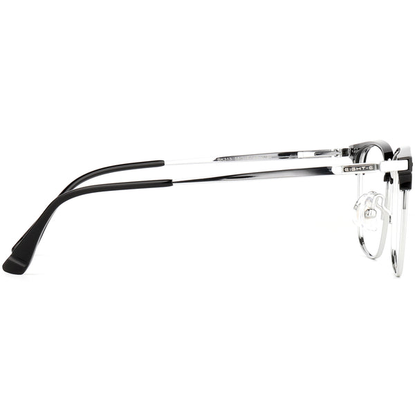Browline Glasses EF1157 - Wide Frames for Men with Larger Heads