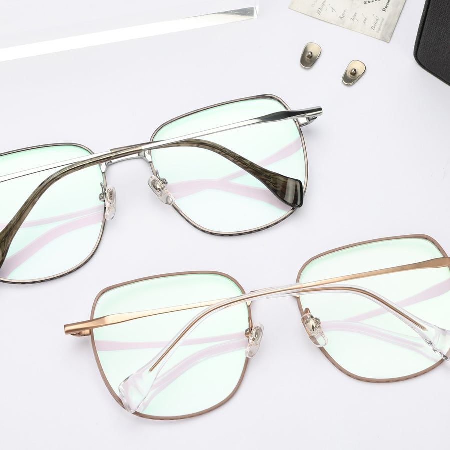 Square Glasses MW1417 - Wide Frames for Men with Larger Heads